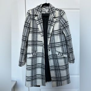 Plaid Rachel Zoe Wool Coat